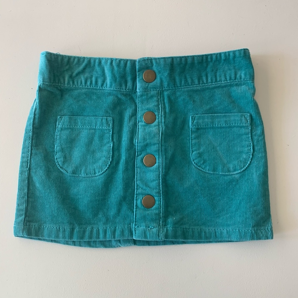 Carter’s teal corduroy skirt 24 months